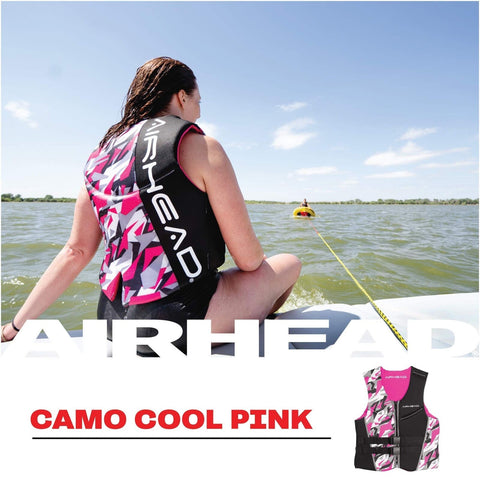 Airhead Women's CAMO COOL Kwik-Dry Neolite Flex Life Jacket, US Coast Guard A...