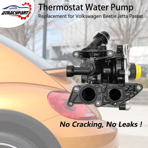 Thermostat Water Pump | Replacement for 2013-2019 Volkswagen Beetle Jetta Pas...