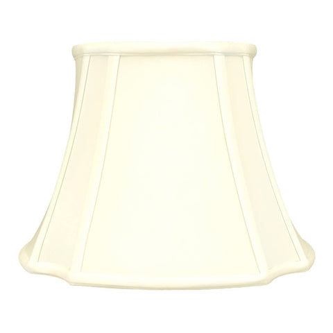 Royal Designs Oval Inverted Corner Lamp Shade, Eggshell, (11 x 9)" x (19 x 16...