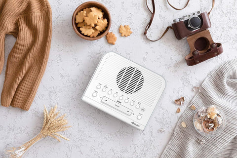 Sangean HDR-15 AM/FM HD Radio Clock White