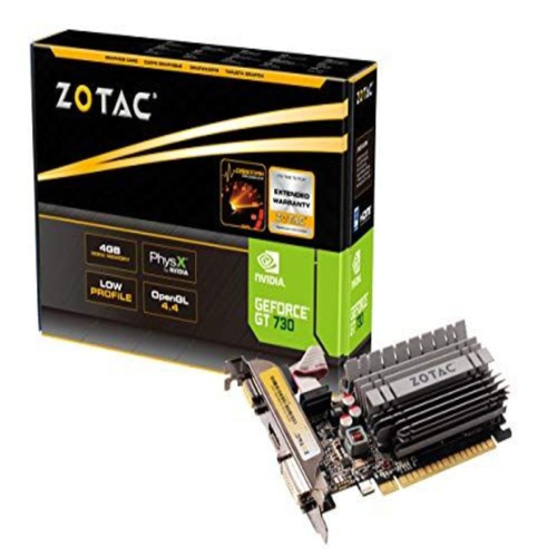 ZOTAC GeForce GT 730 Zone Edition 4GB DDR3 PCI Express 2.0 x16 (x8 lanes)...