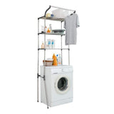 Hershii 3-Tier Laundry Room Shelf Over The 7.67D x 10.85W x 32.55H in, Grey