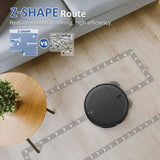 Robot Vacuum and Mop Combo, WiFi/App/Alexa, Robotic Cleaner with Black