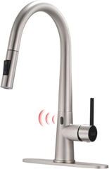 GIMILI Touchless Kitchen Faucet with Pull Down Sprayer, High Brushed Nickel