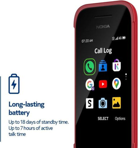 Nokia 2780 Flip | Unlocked | Verizon, AT&T, T-Mobile | Red