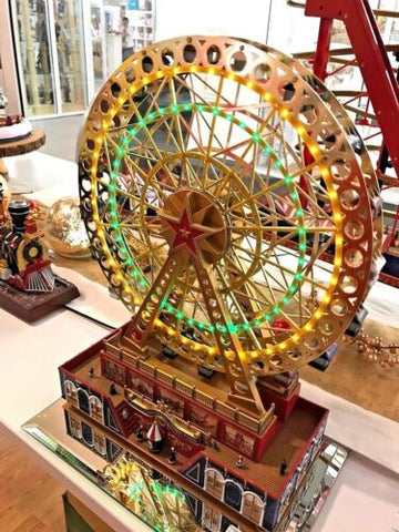 Mr. Christmas World's Fair Grand Ferris Wheel Musical Animated Indoor...