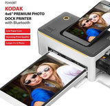 Kodak Dock Premium 4x6” Portable Instant Photo Printer, Bluetooth Gray