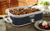 Crock-Pot Small 3.5 Quart Casserole Manual Slow Cooker Quart, Charcoal