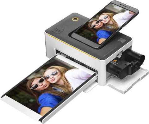 Kodak Dock Premium 4x6” Portable Instant Photo Printer, Bluetooth Gray