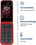 Nokia 2780 Flip | Unlocked | Verizon, AT&T, T-Mobile | Red