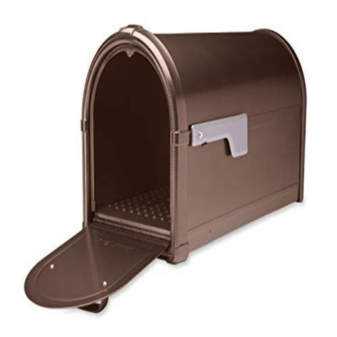 Architectural Mailboxes 5593C-CG-10 Hillsborough Post Mount Large, Copper