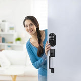 NeuType Electronic Keypad Deadbolt Locks for Doors Keyless Entry Matte Black