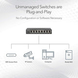 NETGEAR 16-Port Gigabit Ethernet Unmanaged PoE+ Switch (GS316P) - with 16 x...