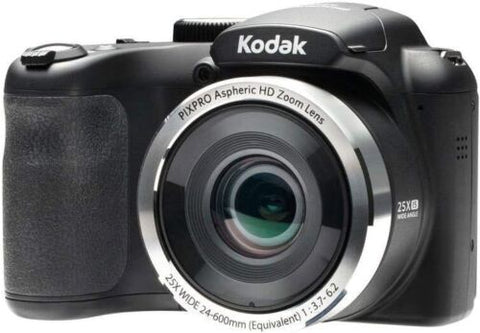 Kodak PIXPRO AZ252 Point & Shoot Digital Camera with 3” LCD, Black