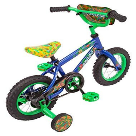 Pacific Dinosaur Character Kids Bike, 12-Inch Wheels, Blue