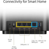 ASUS ZenWiFi AX6600 Tri-Band Mesh WiFi 6 System (XT8 2PK) - Whole Home...