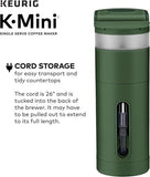 Keurig K-Mini Single Serve Coffee Maker, Evergreen