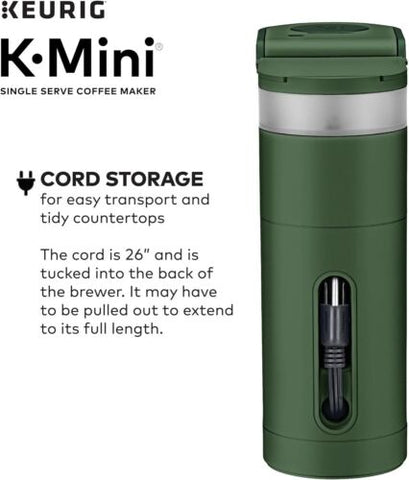 Keurig K-Mini Single Serve Coffee Maker, Evergreen