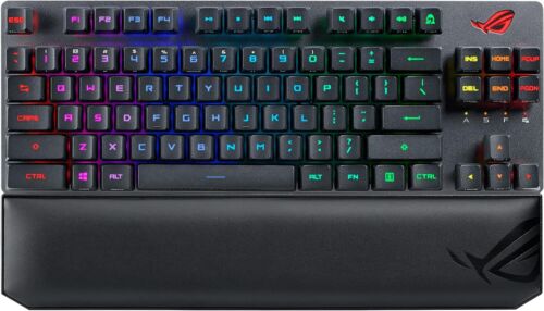 ASUS ROG Strix Scope RX TKL Wireless Deluxe, 80% Gaming Keyboard, BLACK