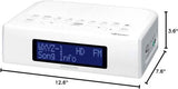 Sangean HDR-15 AM/FM HD Radio Clock White