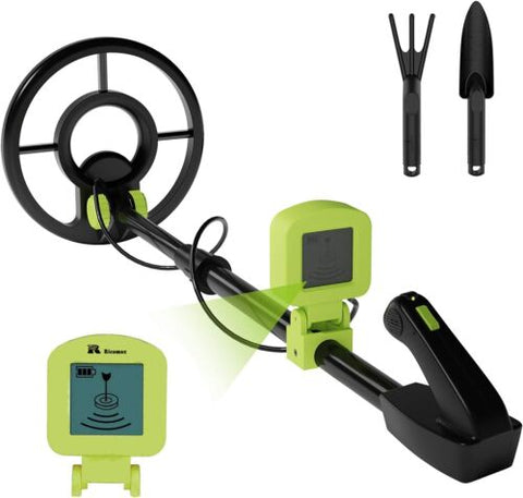 RM RICOMAX Metal Detector for Kids - with LCD Green