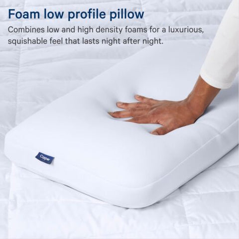 Casper Sleep Foam Pillow, Standard, White