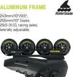 Rollerblade Twister XT Men's Adult Fitness Inline Skate, 6/6.5, BLACK/LIME