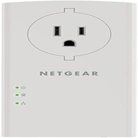 NETGEAR Powerline adapter Kit, 2000 Mbps Wall-plug, 2 Gigabit Ethernet white