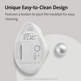 Kensington Pro Fit® Ergo Vertical Wireless Trackball-White (K75263WW) white