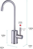 Ready Hot RH-F570-BN Faucet Single Lever Water, Brushed Nickel Finish