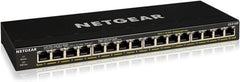 NETGEAR 16-Port Gigabit Ethernet Unmanaged PoE+ Switch (GS316P) - with 16 x...