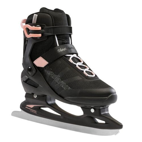 Rollerblade Bladerunner Ice Igniter Womens, Black and Rose 7, BLACK/ROSE GOLD