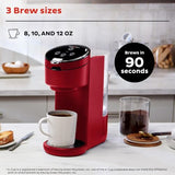 Instant Solo Single Serve Coffee Maker, From the Makers of Pot, K-Cup Pod Red