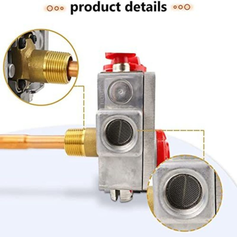 110-326 Gas Water Heater Valve，Natural Thermostat with...