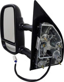 Dorman 955-363 Driver Side Power Door Mirror - Folding, Side, Black