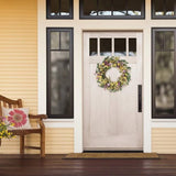 Puleo International 30" Artificial Dogwood, Daisy, and Poppy Floral Green