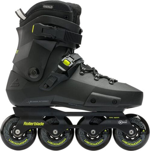 Rollerblade Twister XT Men's Adult Fitness Inline Skate, 6/6.5, BLACK/LIME