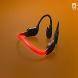 PHILIPS GO A7607 Open-Ear Bone Conduction One-Size, Gen 2 with Safety Lights