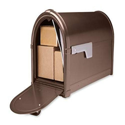 Architectural Mailboxes 5593C-CG-10 Hillsborough Post Mount Large, Copper