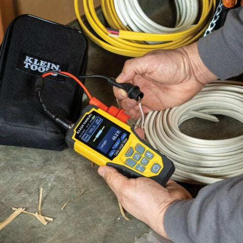 Klein Tools 501-915 Cable Tester, TDR Length Meter Measures...