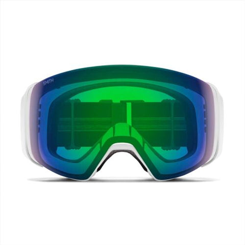 SMITH 4D MAG Goggles with ChromaPop Lens – Performance Snowsports White Vapor