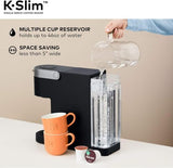 Keurig K- Slim Single Serve K-Cup Pod Coffee Maker, Multistream Black