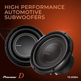 PIONEER CAR TSD12D4 D Series 12-inch 2000 Watt Max Power, Dual 4 Ohm Black