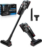 BRITECH Cordless Lightweight Stick Vacuum Cleaner, 500W Motor for Black