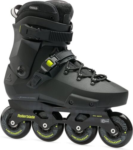 Rollerblade Twister XT Men's Adult Fitness Inline Skate, 6/6.5, BLACK/LIME