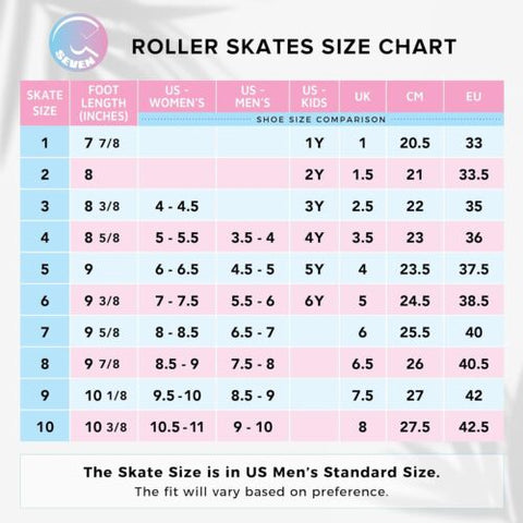 C SEVEN C7skates Dark Magic Quad Roller Skates Women's 8 / Men's 7, Cherrypop