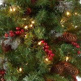 National Tree Company Pre-Lit Artificial Mini Christmas Tree, 4 ft, Green