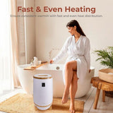 SereneLife Single Touch Towel and Blanket Warmer with Fragrant Disc Bamboo