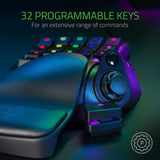 Razer Tartarus Pro Gaming Keypad: Analog-Optical Key Switches - Classic Black