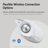 Kensington Pro Fit® Ergo Vertical Wireless Trackball-White (K75263WW) white